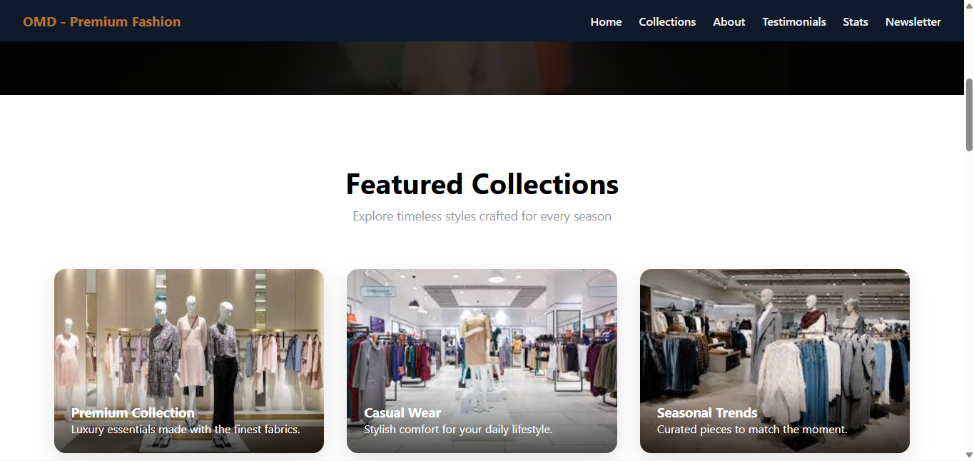 Clothing Ordering Website