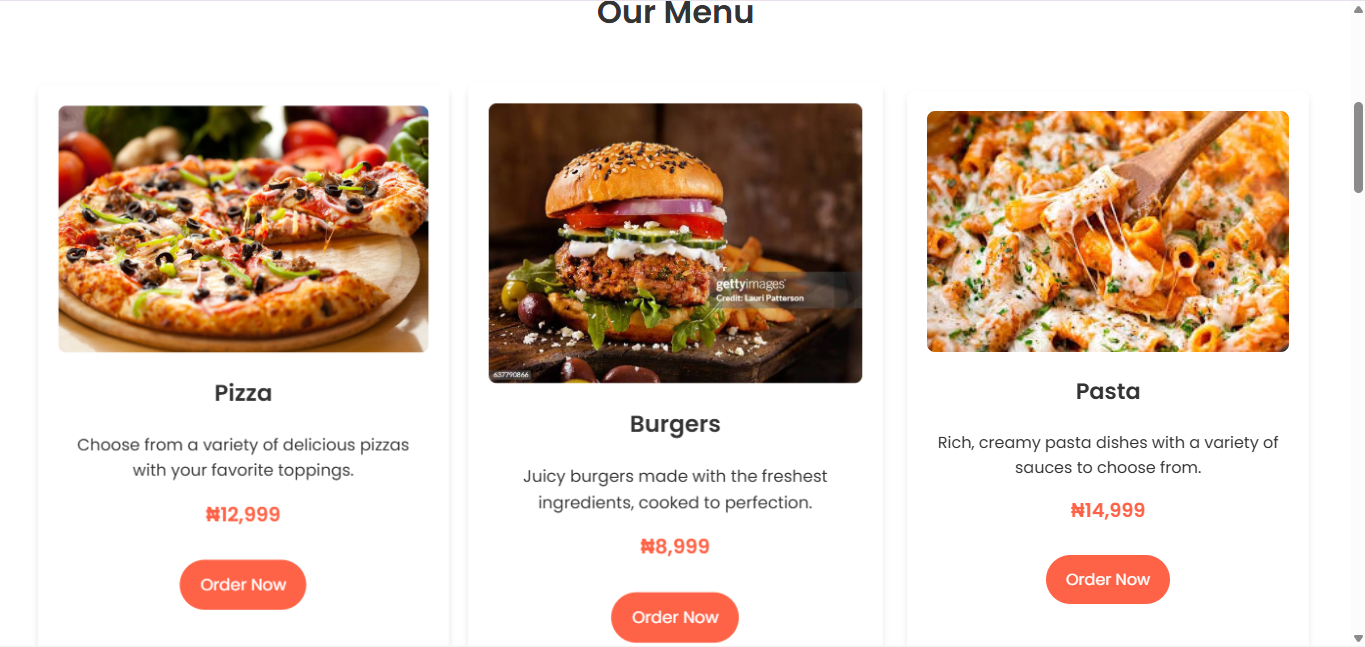 Food Ordering System